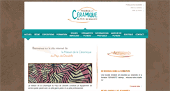 Desktop Screenshot of maisondelaceramique.fr
